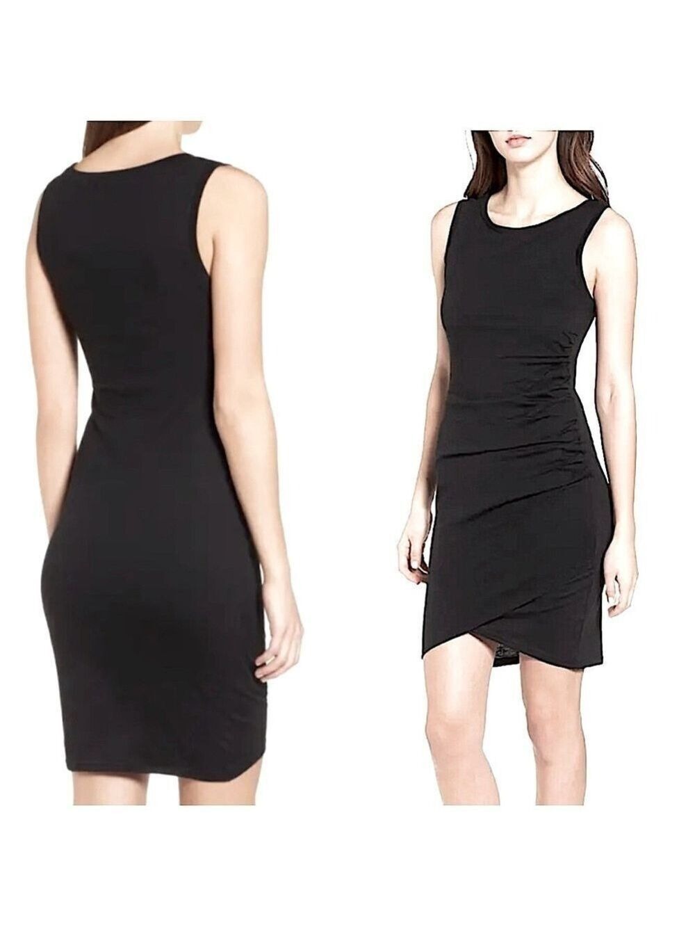 LEITH {Nordstrom} Side-Ruched Jersey Sleeveless Dress
